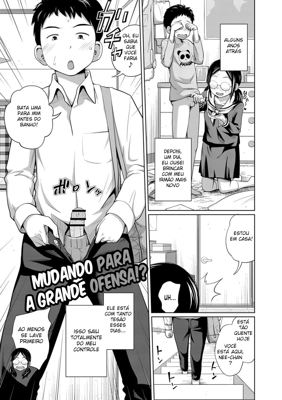 Irmã Safada Dando a Buceta para seu Irmão – Hentai HQ