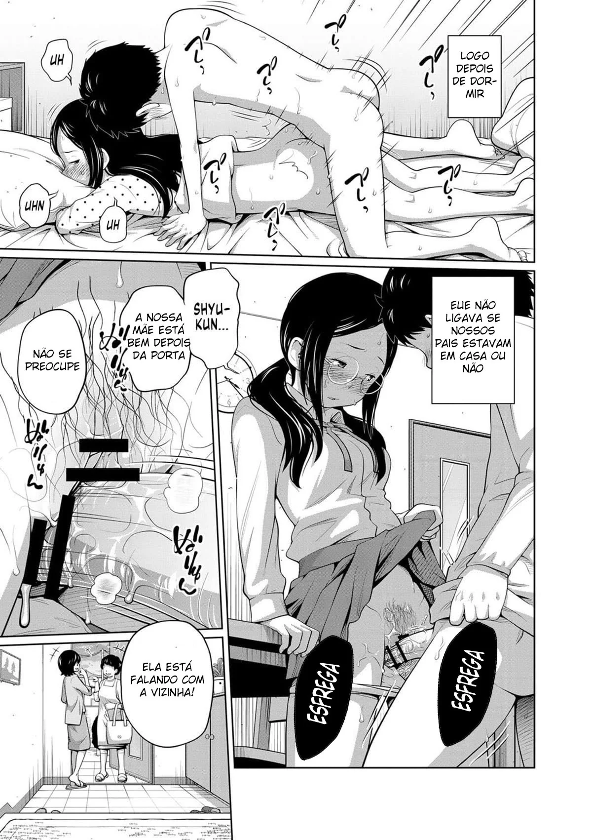 Irmã Safada Dando a Buceta para seu Irmão – Hentai HQ