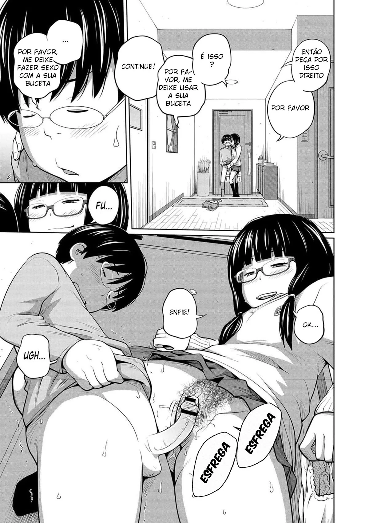 Irmã Safada Dando a Buceta para seu Irmão – Hentai HQ