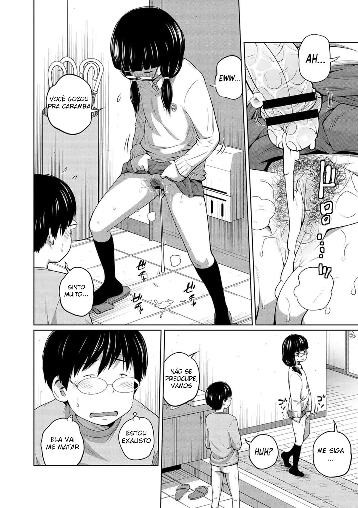 Irmã Safada Dando a Buceta para seu Irmão – Hentai HQ