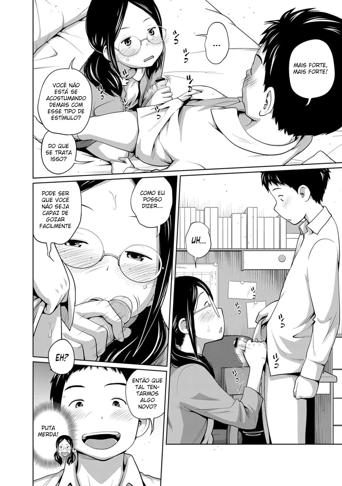 Irmã Safada Dando a Buceta para seu Irmão – Hentai HQ