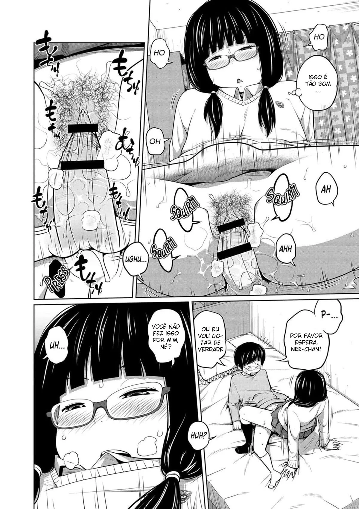 Irmã Safada Dando a Buceta para seu Irmão – Hentai HQ