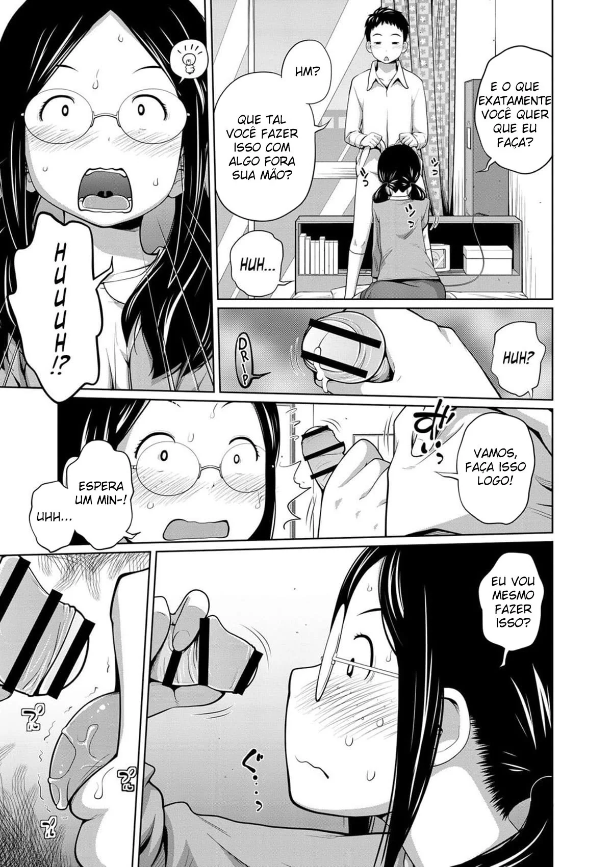 Irmã Safada Dando a Buceta para seu Irmão – Hentai HQ
