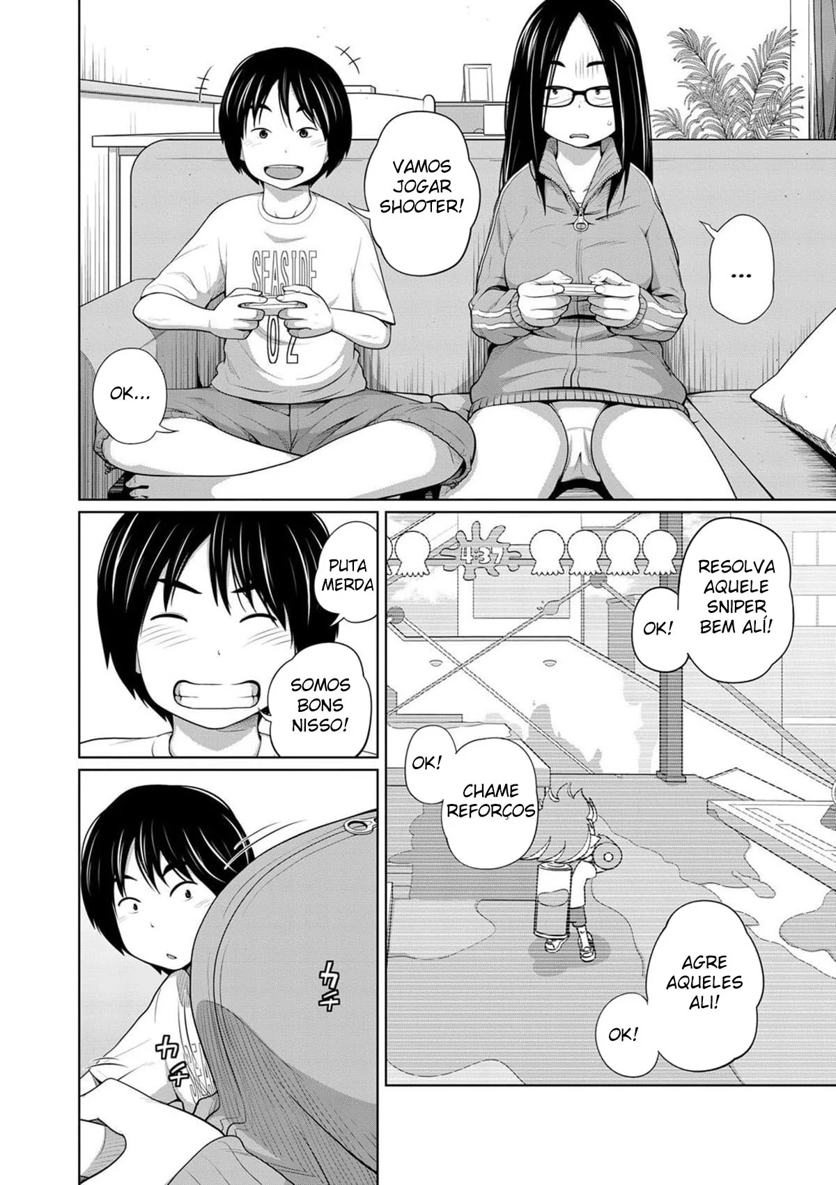 Irmã Safada Dando a Buceta para seu Irmão – Hentai HQ