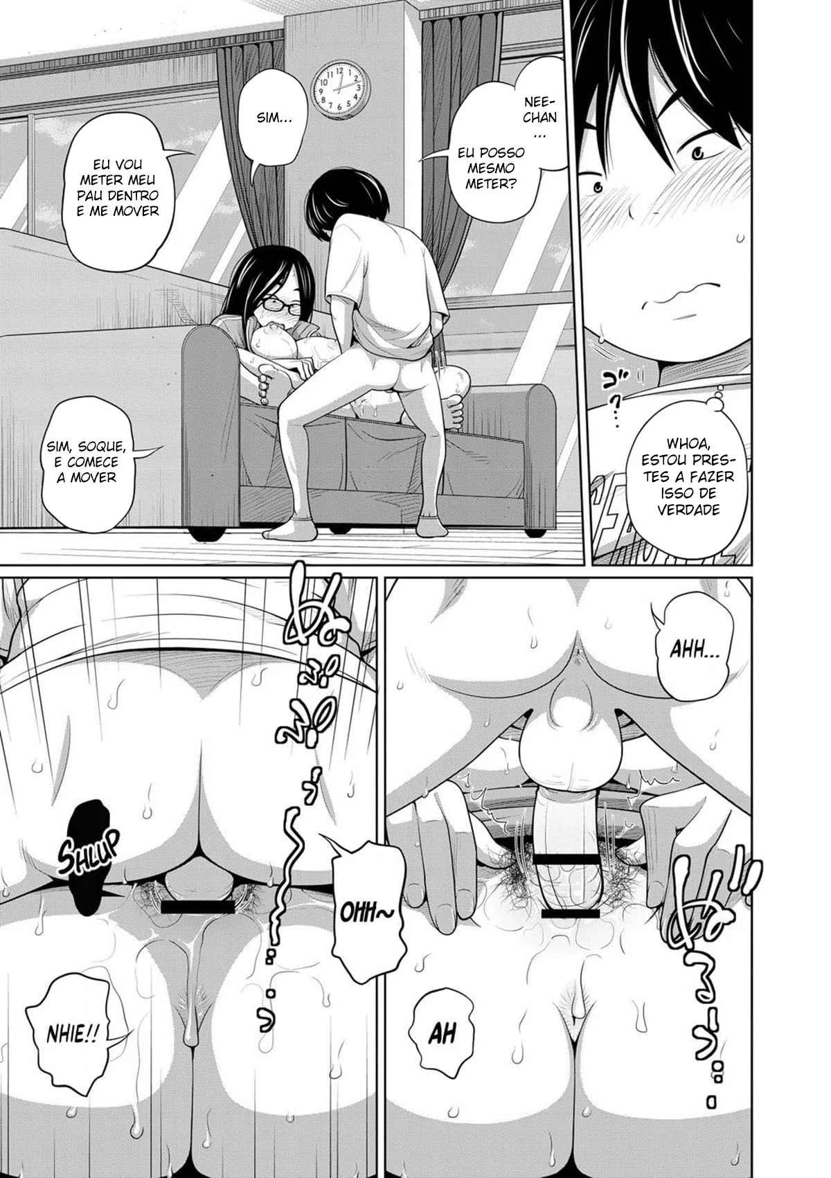 Irmã Safada Dando a Buceta para seu Irmão – Hentai HQ