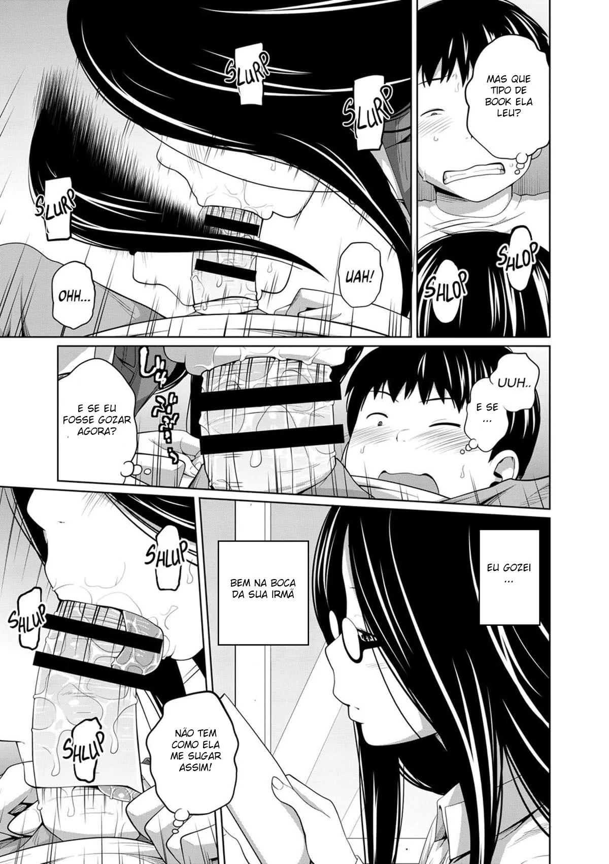 Irmã Safada Dando a Buceta para seu Irmão – Hentai HQ