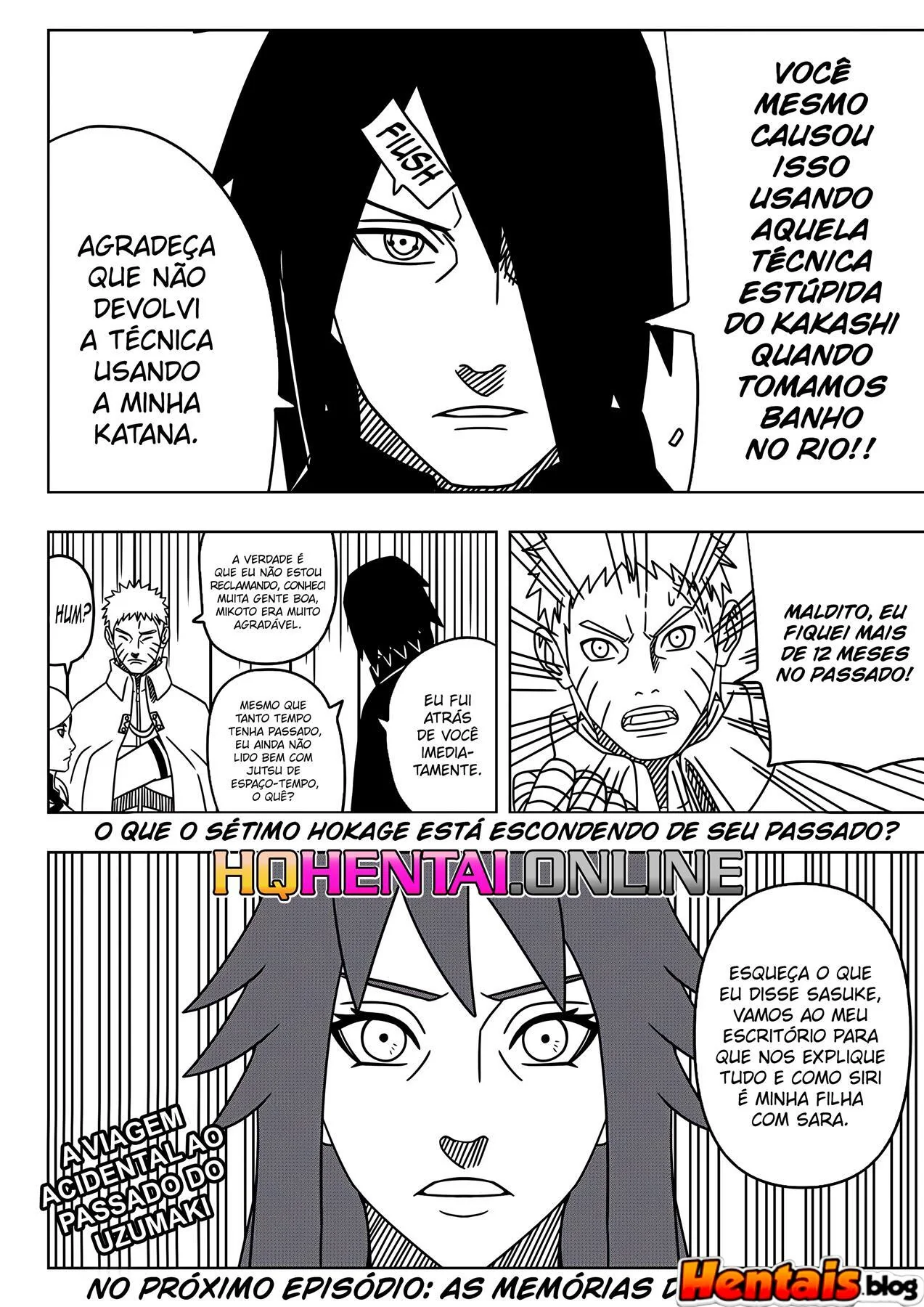 Naruto Comendo as Irmãs Hyuga em um Ménage Quente em HQ Brasileiro