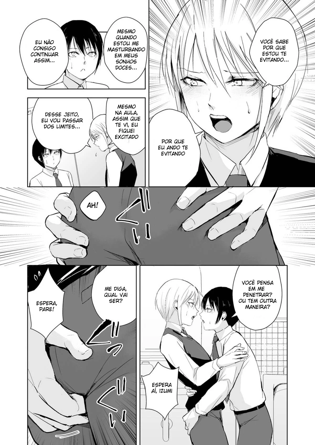 Boquetes na Escola: A Putaria Gay Entre Izumi e Yuki” em Hentai HQ
