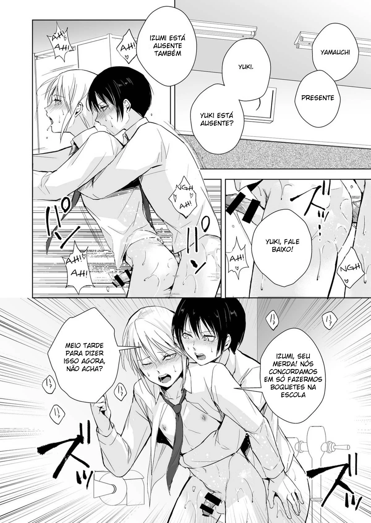 Boquetes na Escola: A Putaria Gay Entre Izumi e Yuki” em Hentai HQ