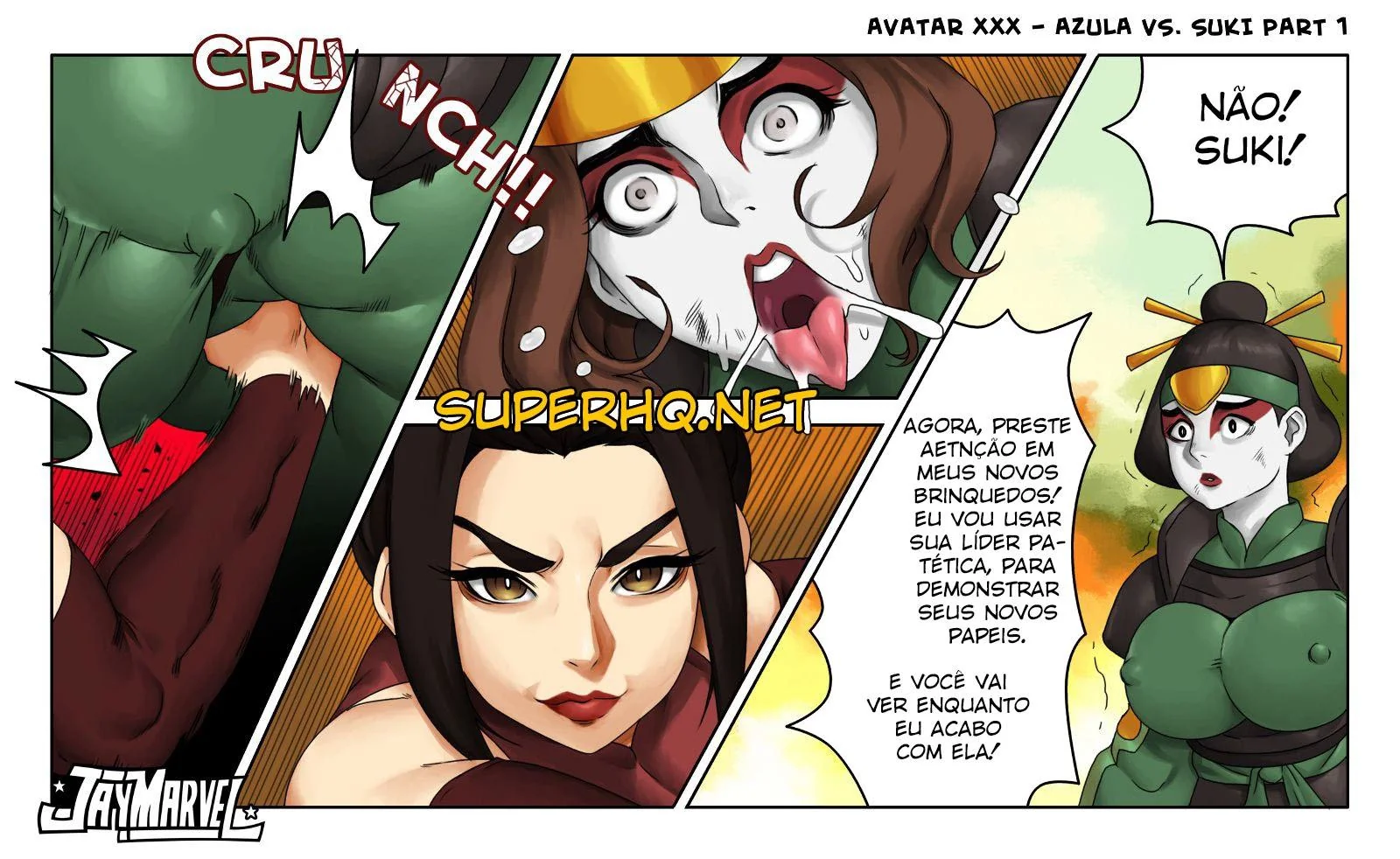 Toph, a Piranha que Adora Levar Pica no Hentai HQ Brasileiro