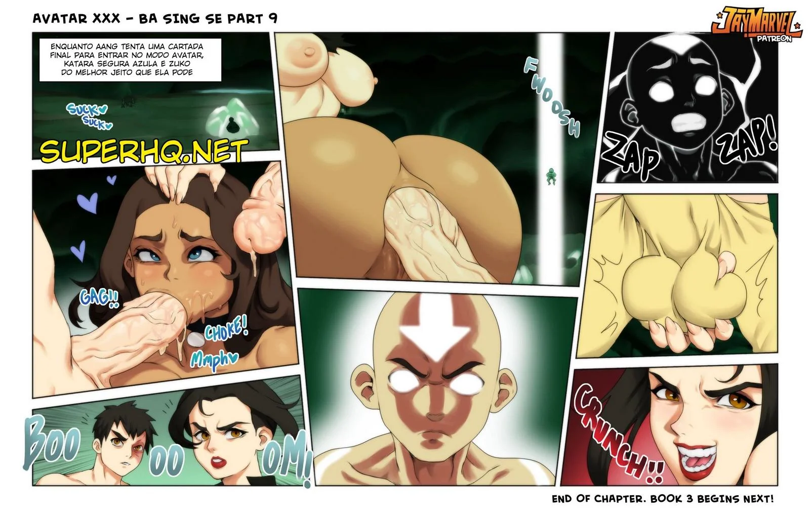 Toph, a Piranha que Adora Levar Pica no Hentai HQ Brasileiro