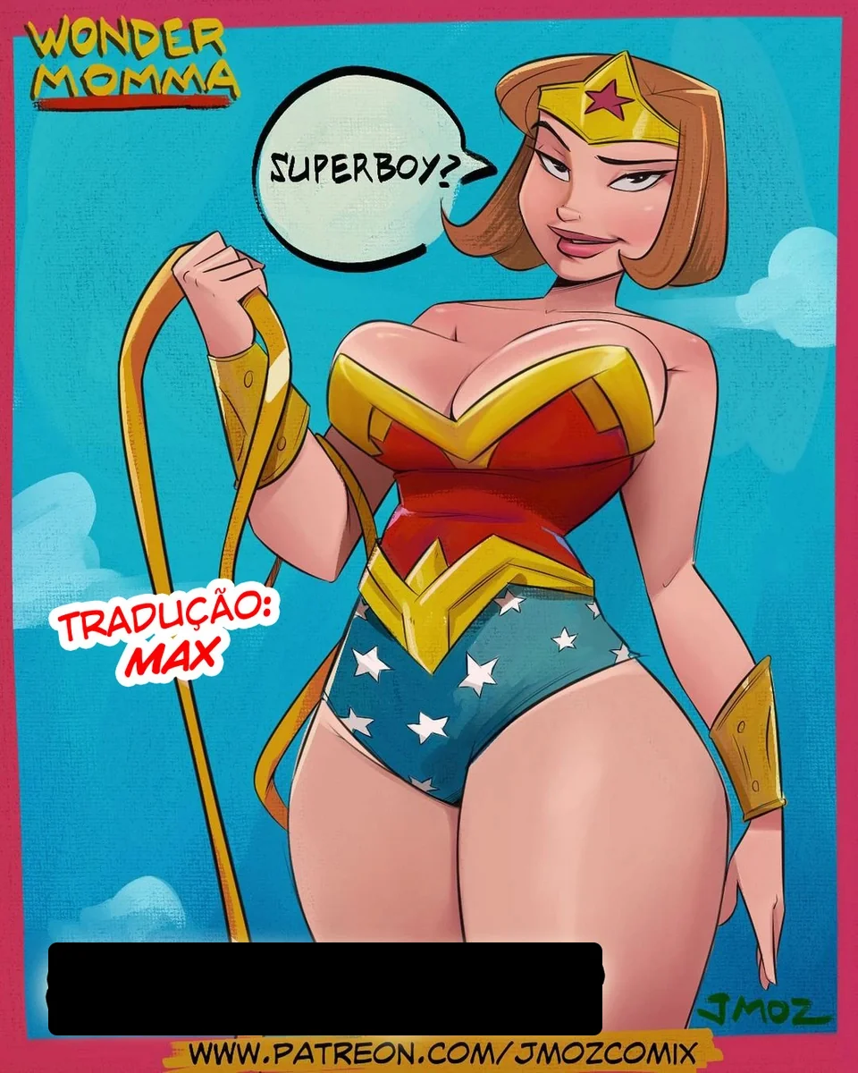 Mamãe Maravilha Ensinando Tudo Para SuperBoy em Quadrinhos Eróticos” em HQ Brasileiro