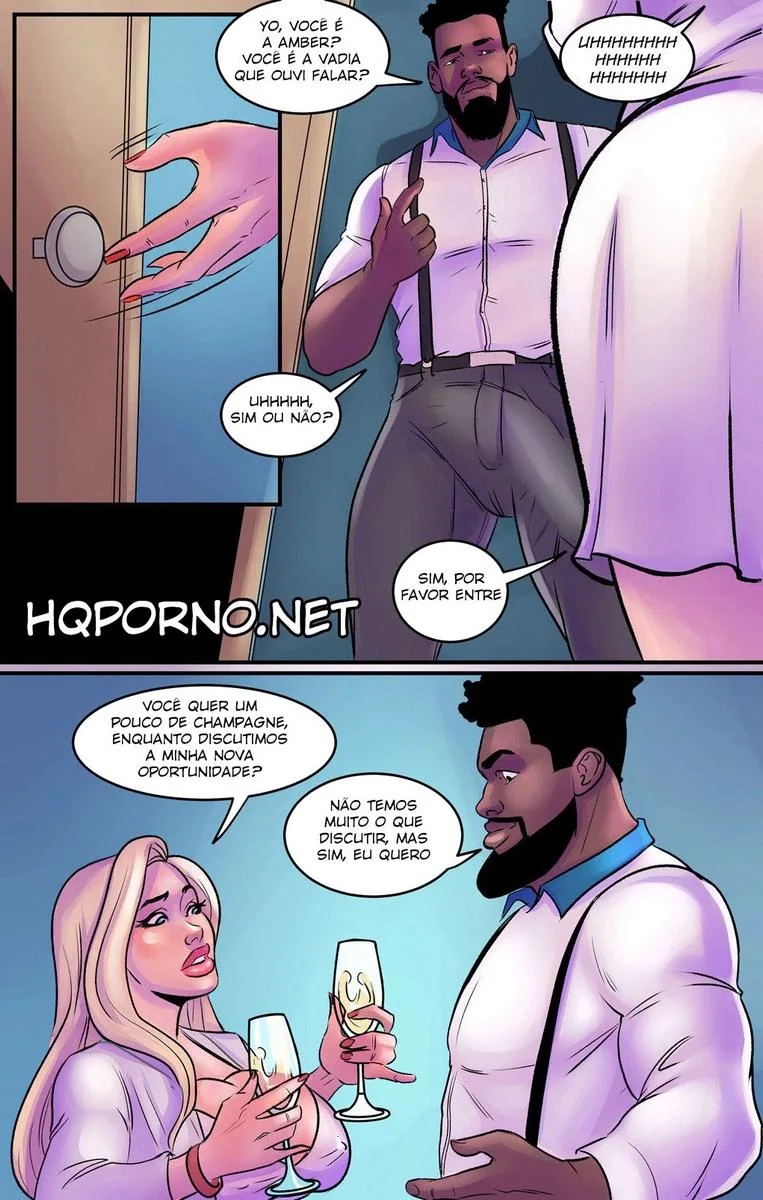Piranha da Guarda Prisional Leva Rola dos Prisioneiros em Hentai HQ Brasileiro