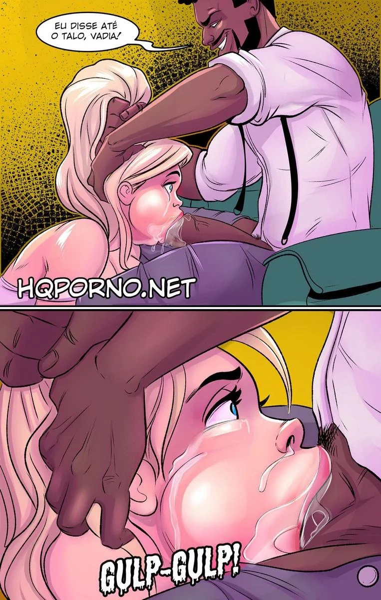 Piranha da Guarda Prisional Leva Rola dos Prisioneiros em Hentai HQ Brasileiro