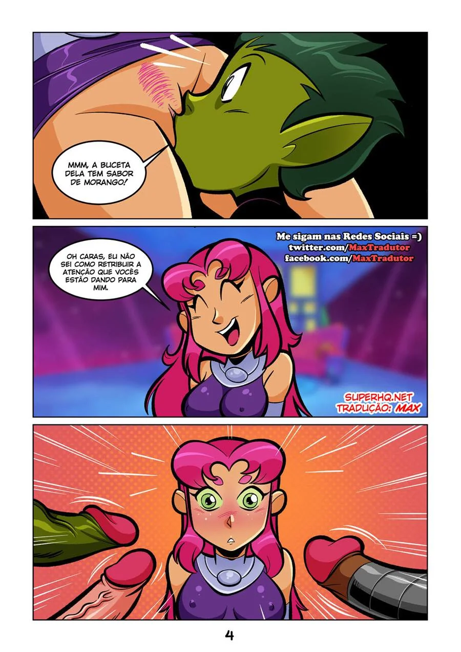 Jovens Titãs Hentai: Suruba com Estelar e os Mutantes – Em Hentai HQ Brasileiro