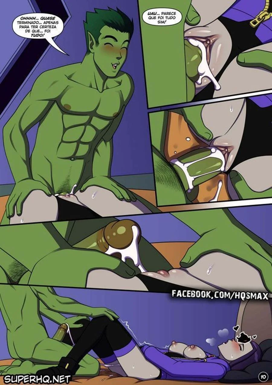 Mutano Arromba o Cu da Ravena e Fode Gostoso em Hentai HQ Brasileiro