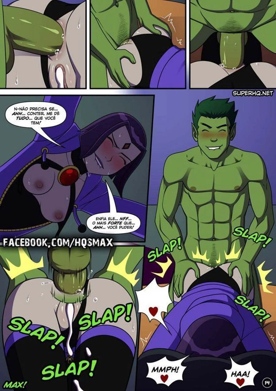 Mutano Arromba o Cu da Ravena e Fode Gostoso em Hentai HQ Brasileiro