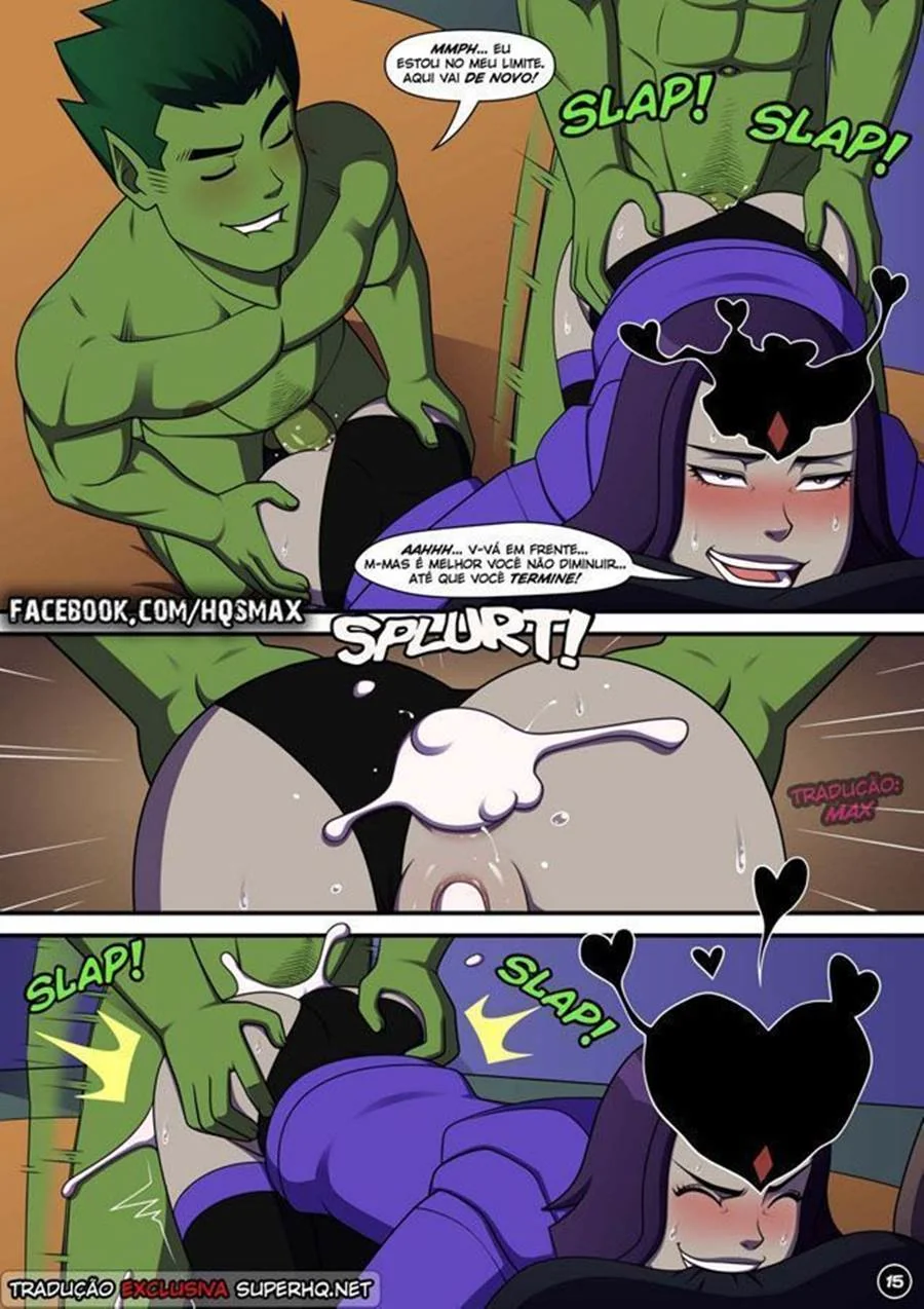 Mutano Arromba o Cu da Ravena e Fode Gostoso em Hentai HQ Brasileiro