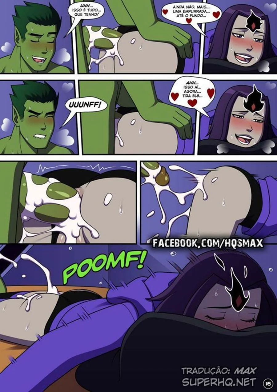 Mutano Arromba o Cu da Ravena e Fode Gostoso em Hentai HQ Brasileiro