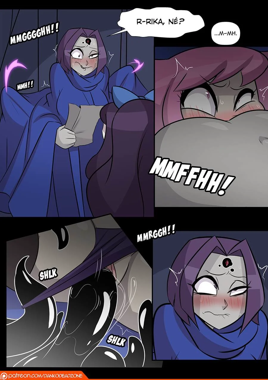 Jovens Titãs Hentai: Orgia entre Ravena e Jinx em HQ Brasileiro