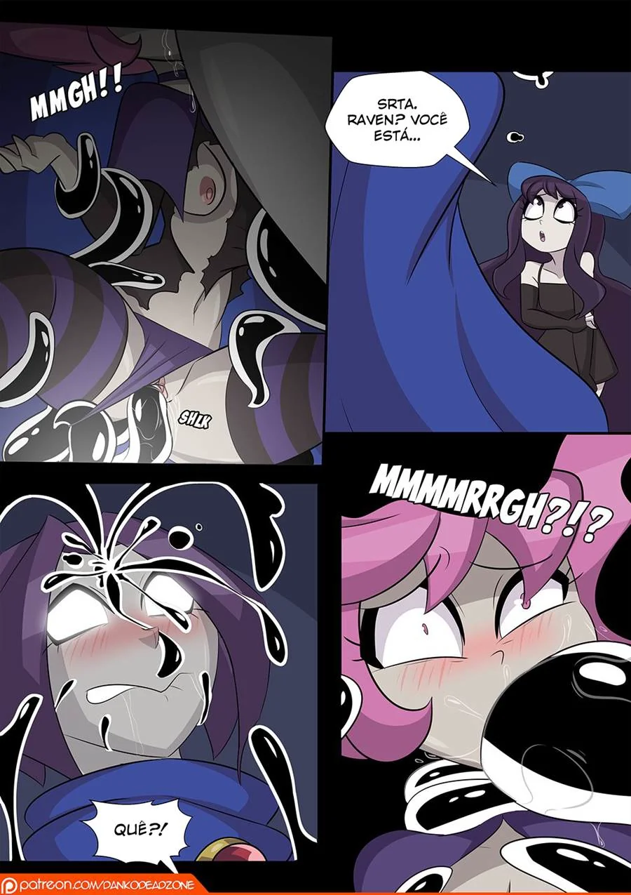 Jovens Titãs Hentai: Orgia entre Ravena e Jinx em HQ Brasileiro