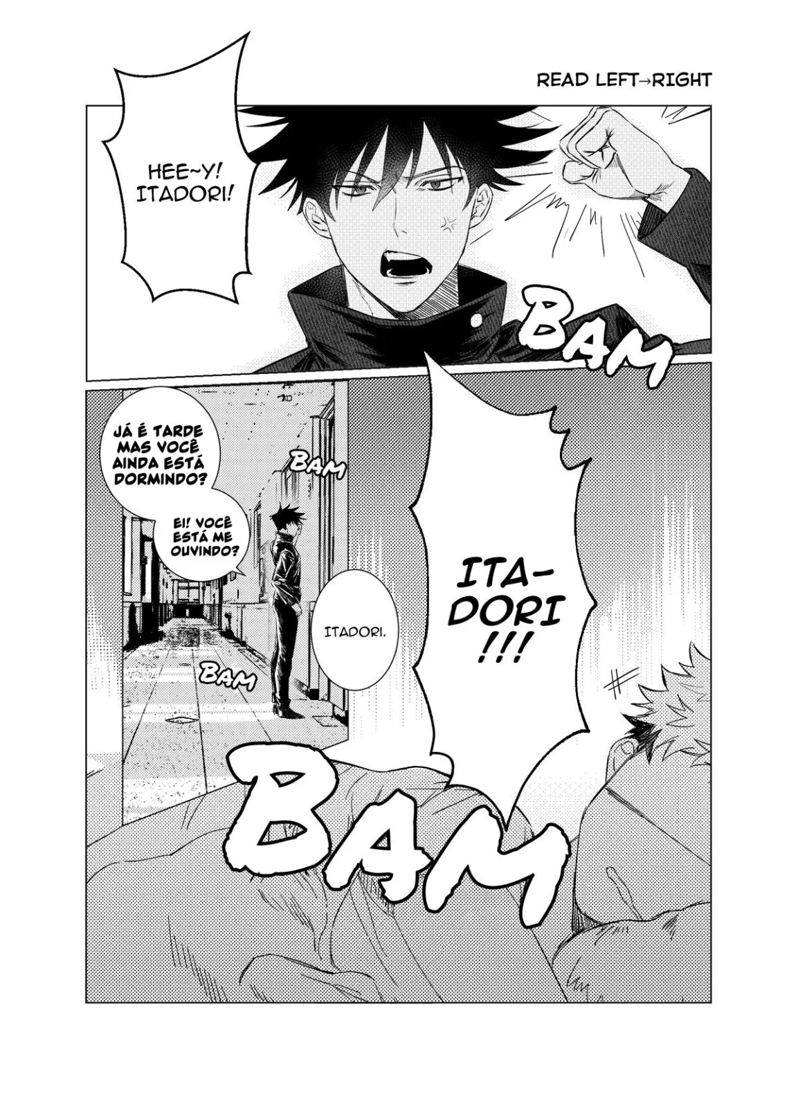 Jujutsu Kaisen Hentai: Itadori Transando com Gojo em Hentai HQ Brasileiro