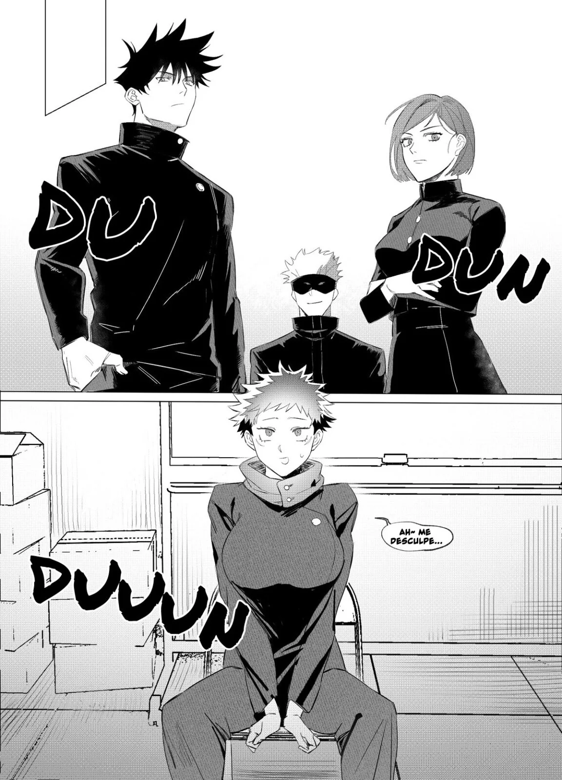 Jujutsu Kaisen Hentai: Itadori Transando com Gojo em Hentai HQ Brasileiro
