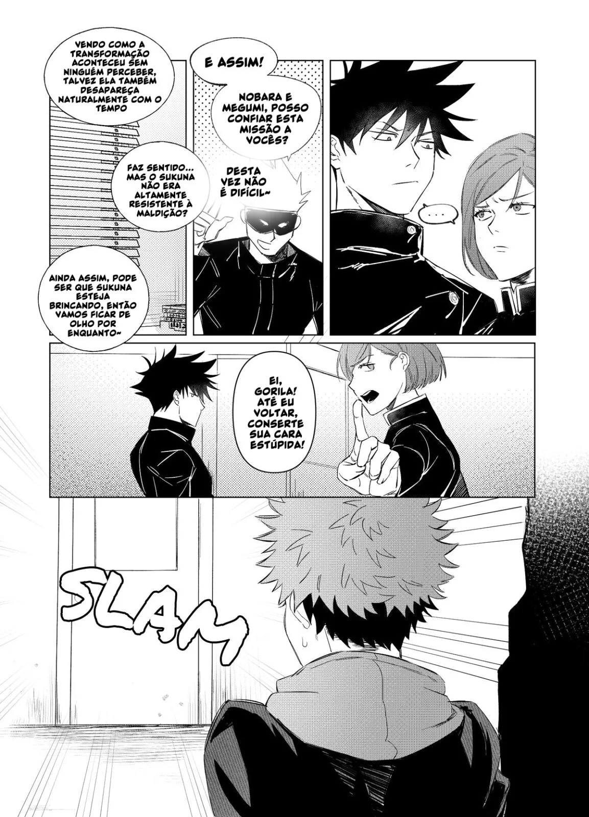 Jujutsu Kaisen Hentai: Itadori Transando com Gojo em Hentai HQ Brasileiro