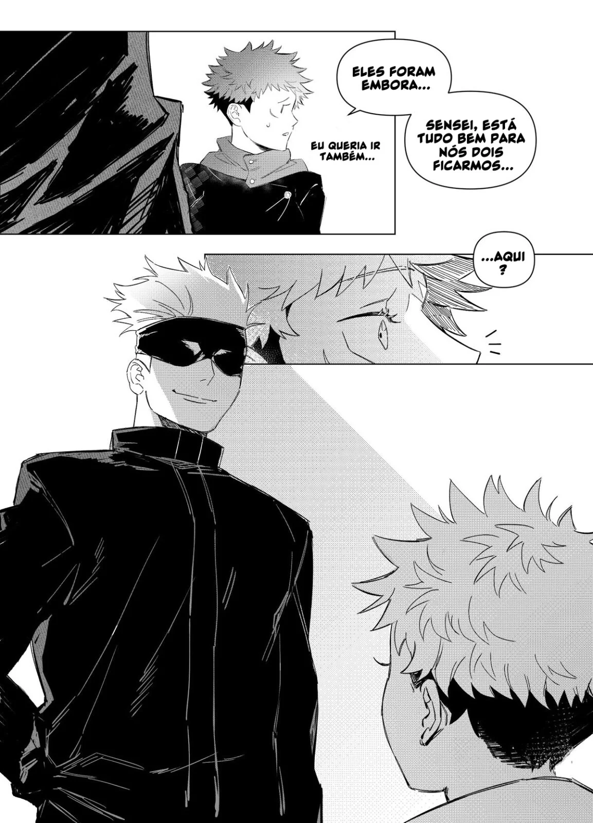 Jujutsu Kaisen Hentai: Itadori Transando com Gojo em Hentai HQ Brasileiro