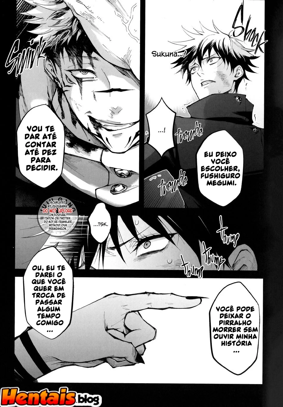Jujutsu Kaisen: Fushiguro e Sukuna se entregam a uma orgia de piroca – Hentai HQ Brasileiro