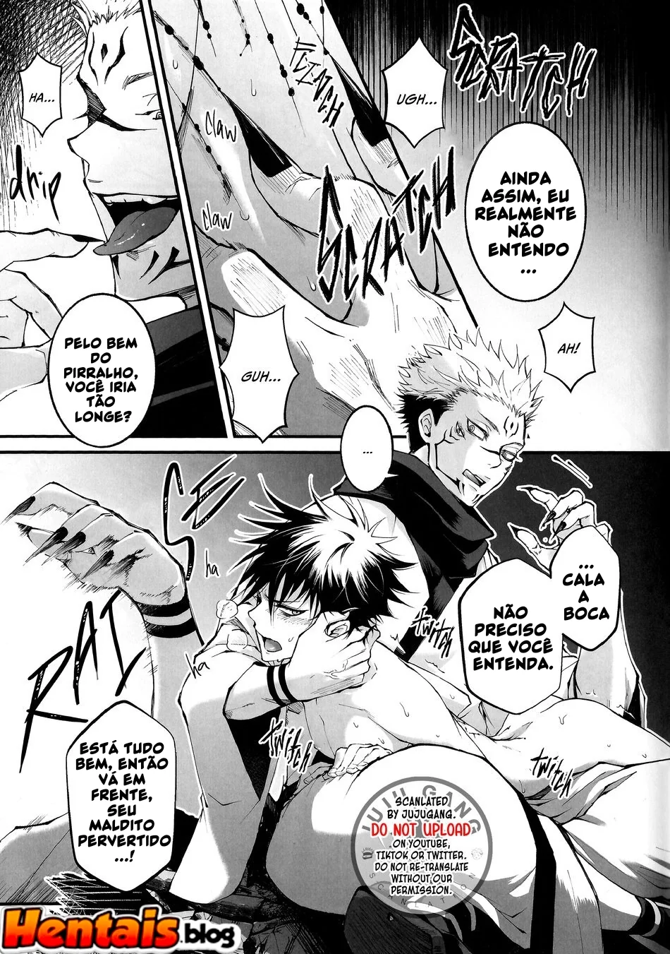 Jujutsu Kaisen: Fushiguro e Sukuna se entregam a uma orgia de piroca – Hentai HQ Brasileiro