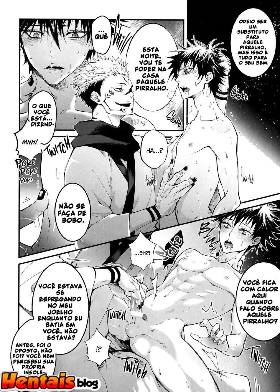 Jujutsu Kaisen: Fushiguro e Sukuna se entregam a uma orgia de piroca – Hentai HQ Brasileiro