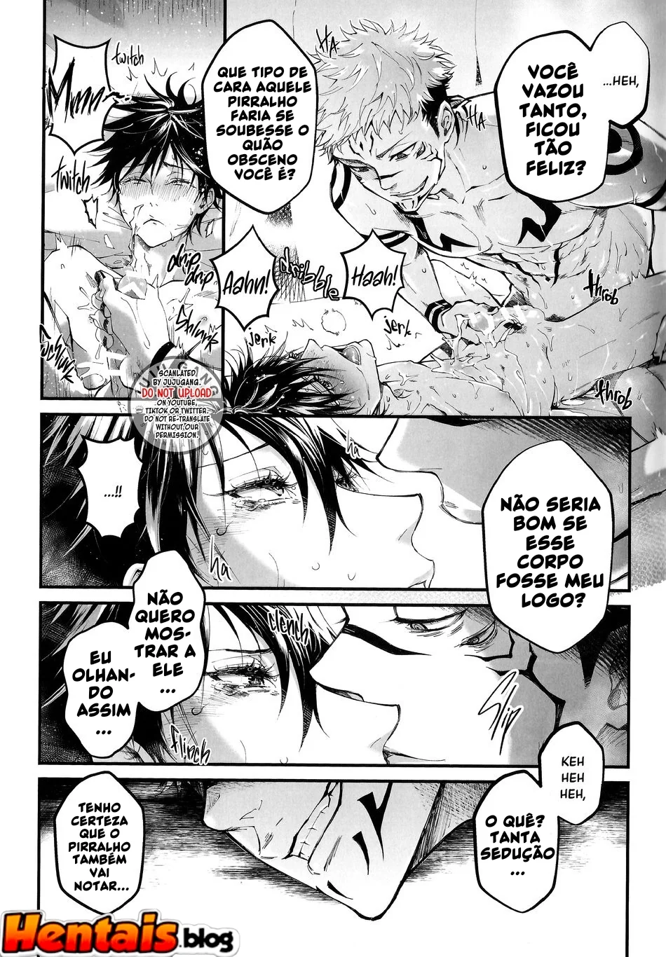 Jujutsu Kaisen: Fushiguro e Sukuna se entregam a uma orgia de piroca – Hentai HQ Brasileiro