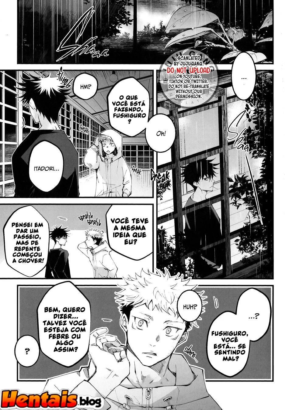 Jujutsu Kaisen: Fushiguro e Sukuna se entregam a uma orgia de piroca – Hentai HQ Brasileiro