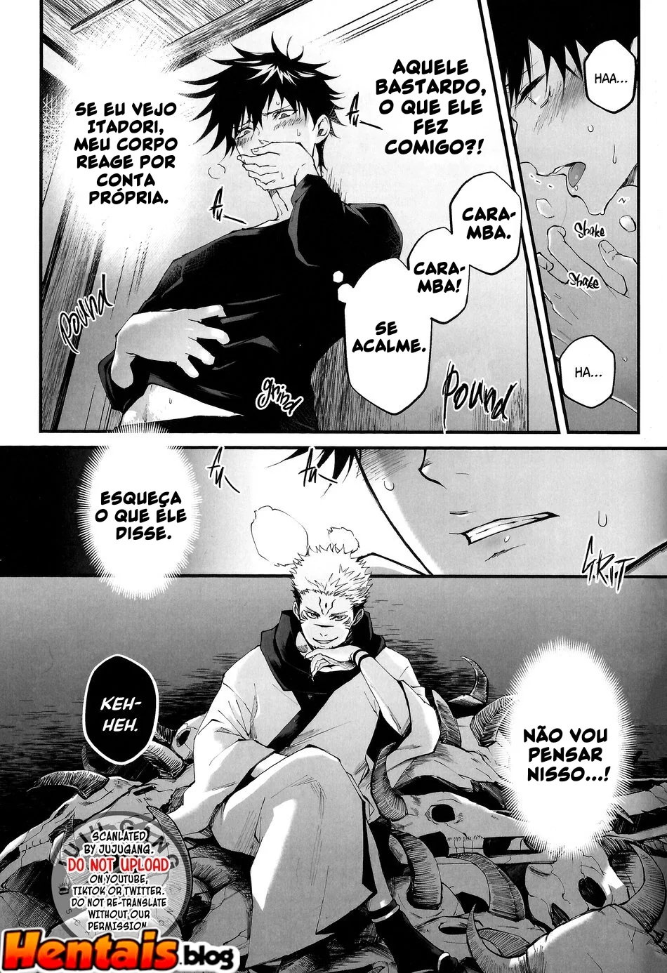 Jujutsu Kaisen: Fushiguro e Sukuna se entregam a uma orgia de piroca – Hentai HQ Brasileiro