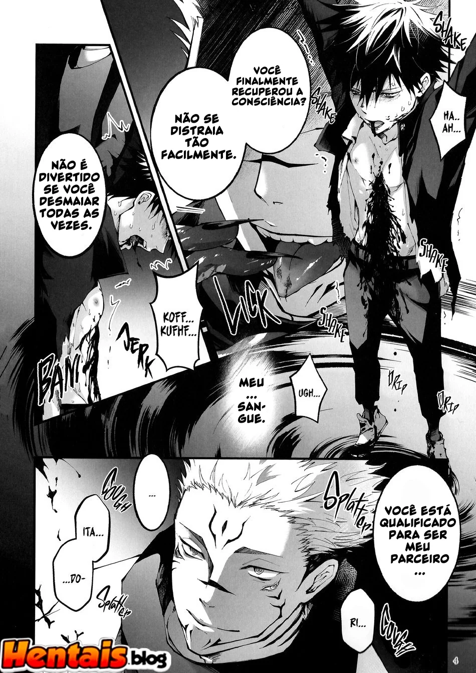 Jujutsu Kaisen: Fushiguro e Sukuna se entregam a uma orgia de piroca – Hentai HQ Brasileiro
