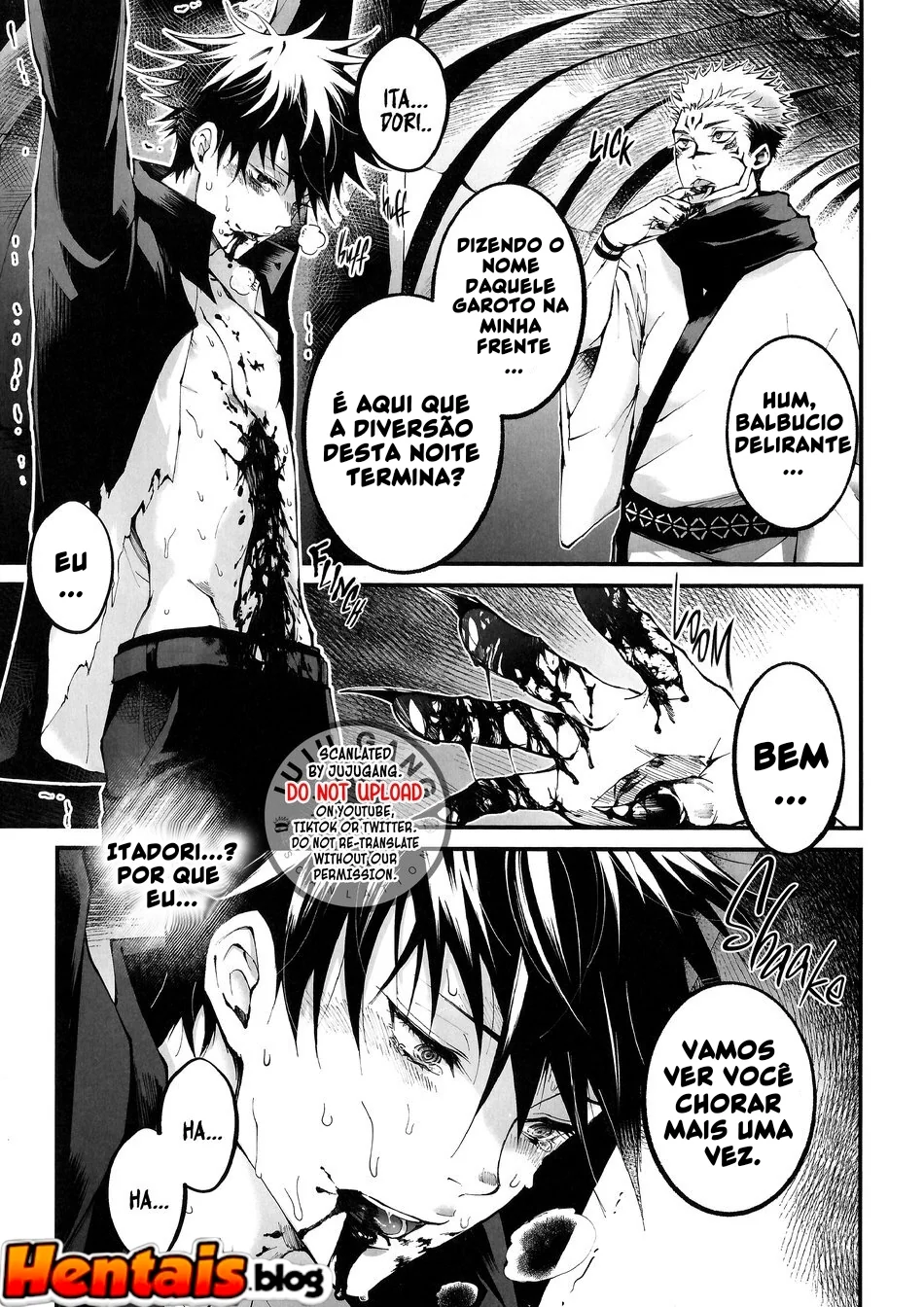 Jujutsu Kaisen: Fushiguro e Sukuna se entregam a uma orgia de piroca – Hentai HQ Brasileiro