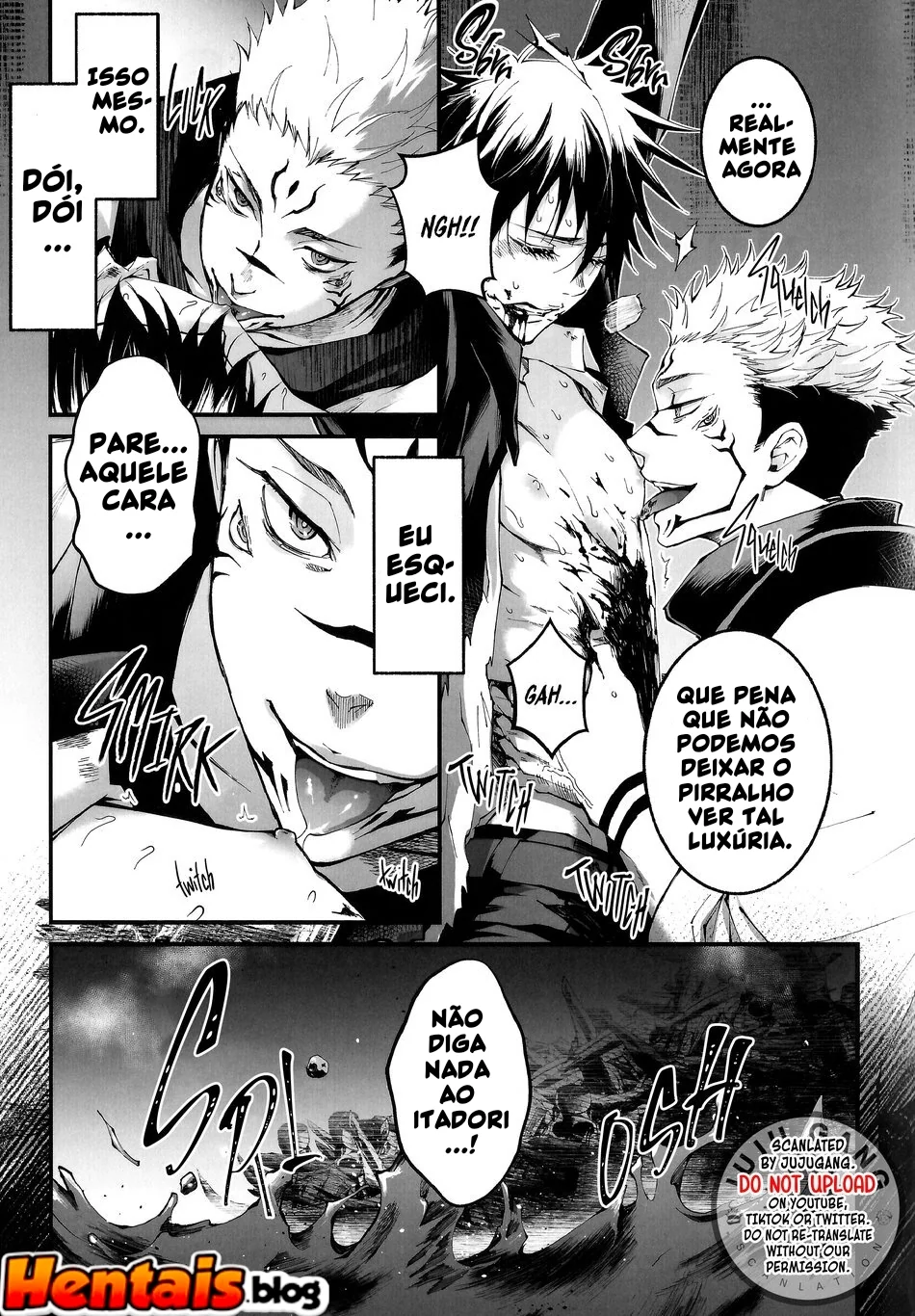 Jujutsu Kaisen: Fushiguro e Sukuna se entregam a uma orgia de piroca – Hentai HQ Brasileiro