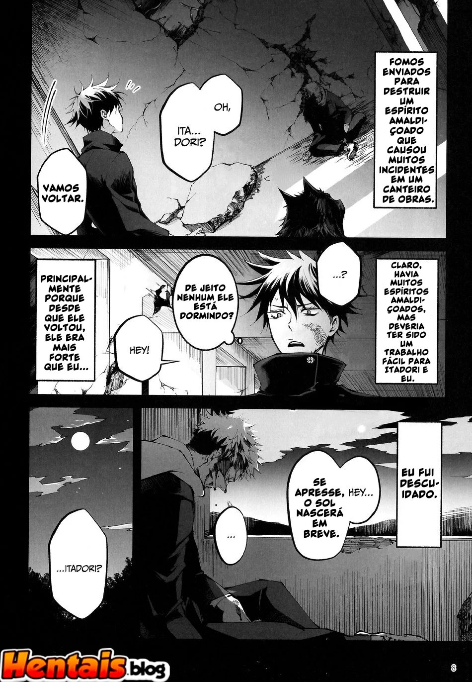Jujutsu Kaisen: Fushiguro e Sukuna se entregam a uma orgia de piroca – Hentai HQ Brasileiro