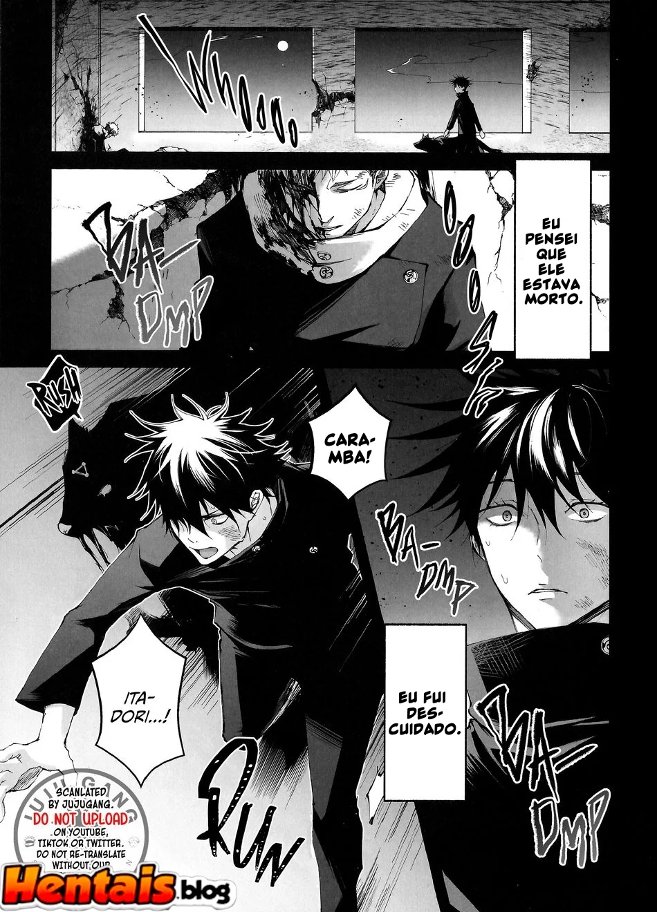 Jujutsu Kaisen: Fushiguro e Sukuna se entregam a uma orgia de piroca – Hentai HQ Brasileiro