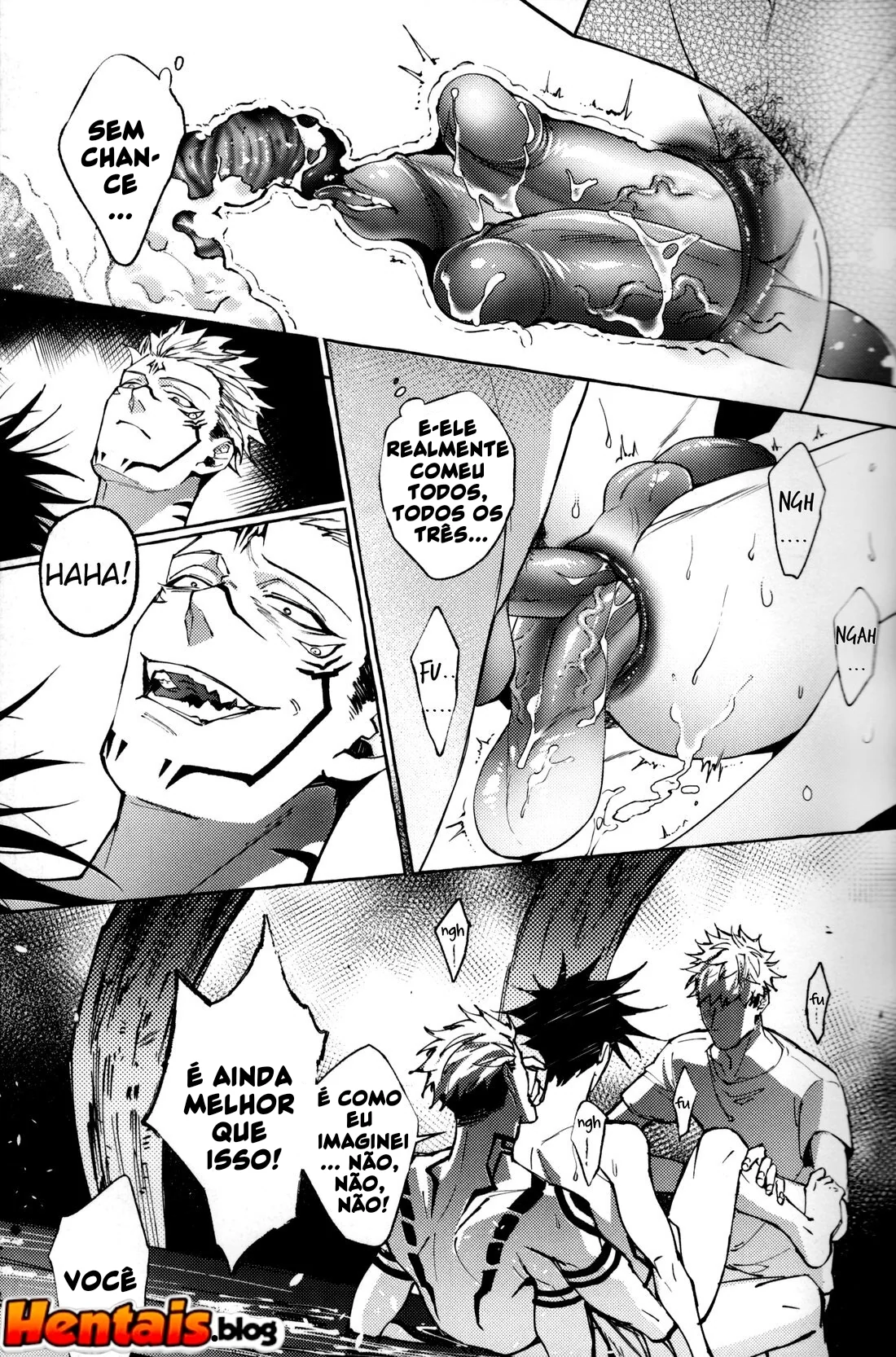 Pernoite em Xião Xing – Sexo Anal e Putaria com Yuuji, Megumi e Sukuna em Hentai HQ Brasileiro!