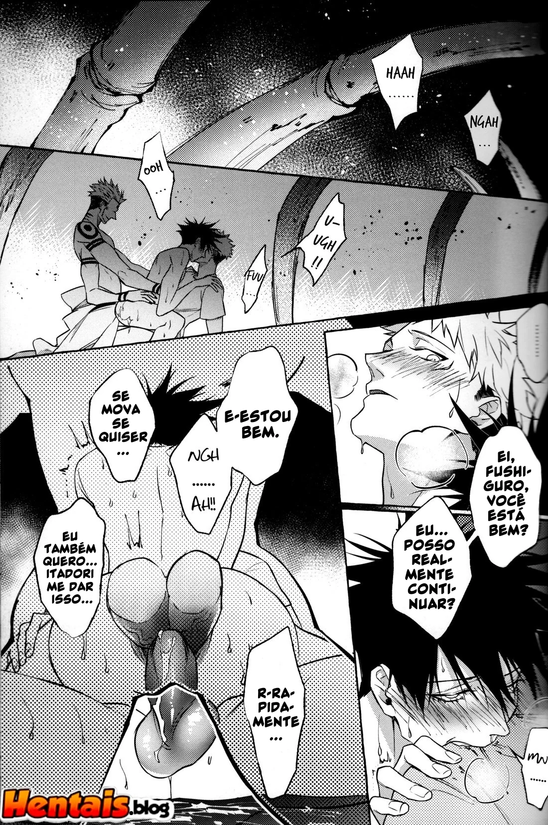 Pernoite em Xião Xing – Sexo Anal e Putaria com Yuuji, Megumi e Sukuna em Hentai HQ Brasileiro!