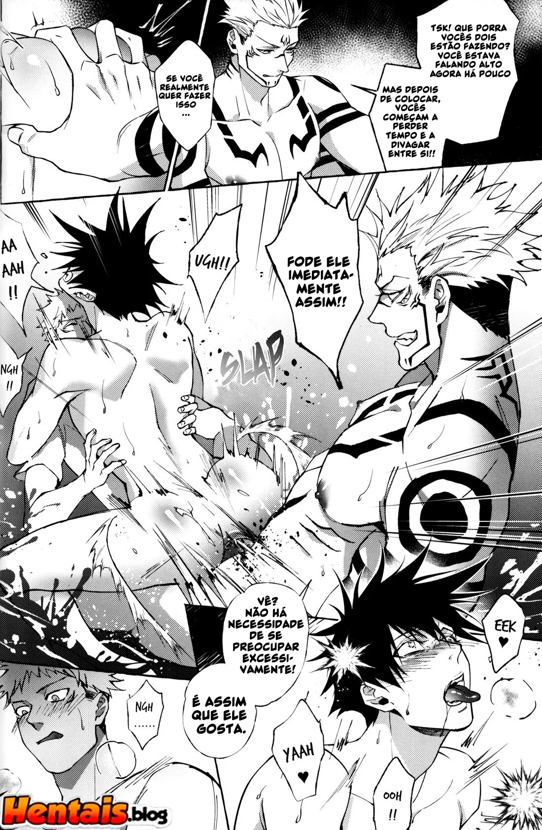 Pernoite em Xião Xing – Sexo Anal e Putaria com Yuuji, Megumi e Sukuna em Hentai HQ Brasileiro!