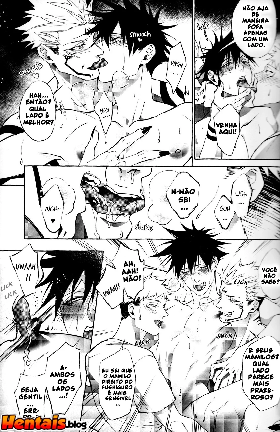 Pernoite em Xião Xing – Sexo Anal e Putaria com Yuuji, Megumi e Sukuna em Hentai HQ Brasileiro!