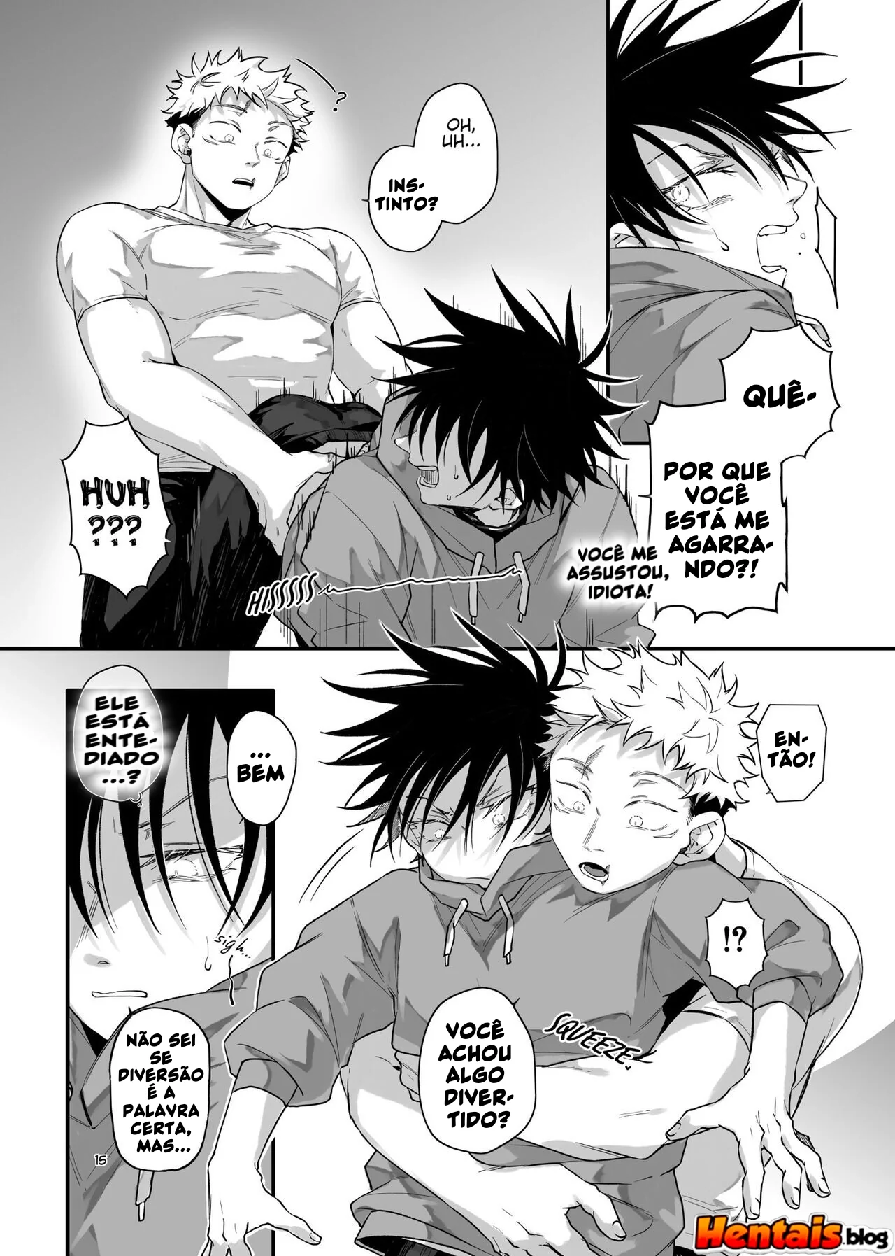 Jujutsu Kaisen: Yuuji Itadori vs. Megumi Fushiguro – Piranhas em Ação!” em HQ Brasileiro