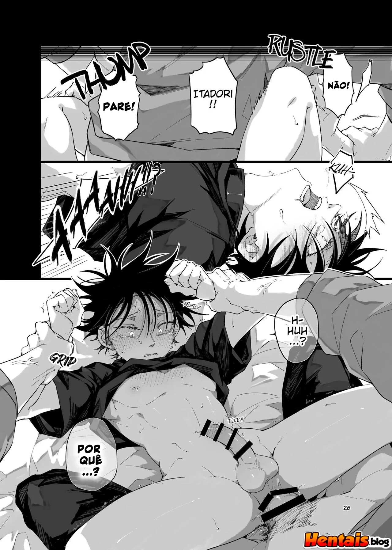 Jujutsu Kaisen: Yuuji Itadori vs. Megumi Fushiguro – Piranhas em Ação!” em HQ Brasileiro