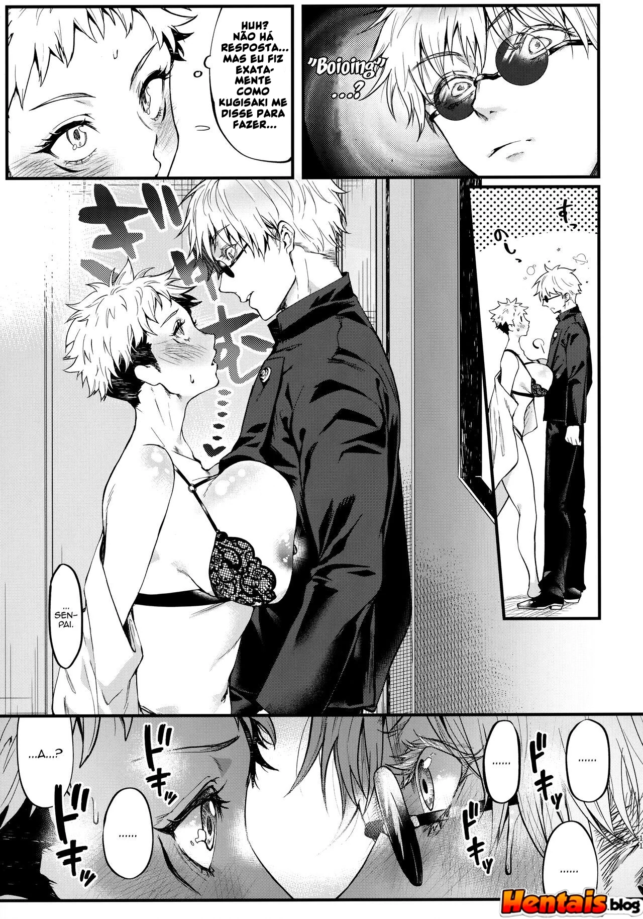 Trepada Épica entre Yuuji Itadori e Satoru Gojo em Jujutsu Kaisen Hentai HQ Brasileiro
