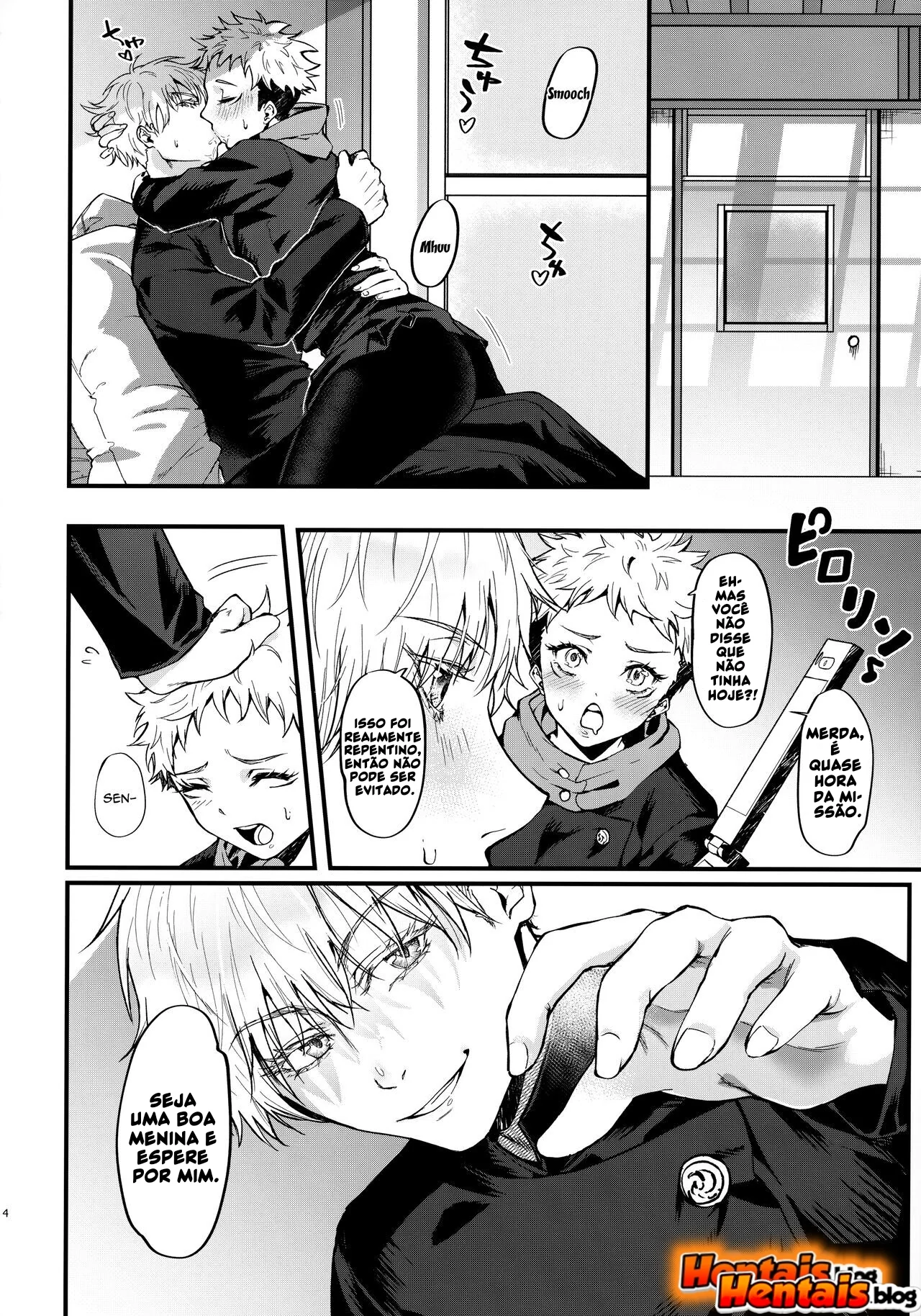 Trepada Épica entre Yuuji Itadori e Satoru Gojo em Jujutsu Kaisen Hentai HQ Brasileiro