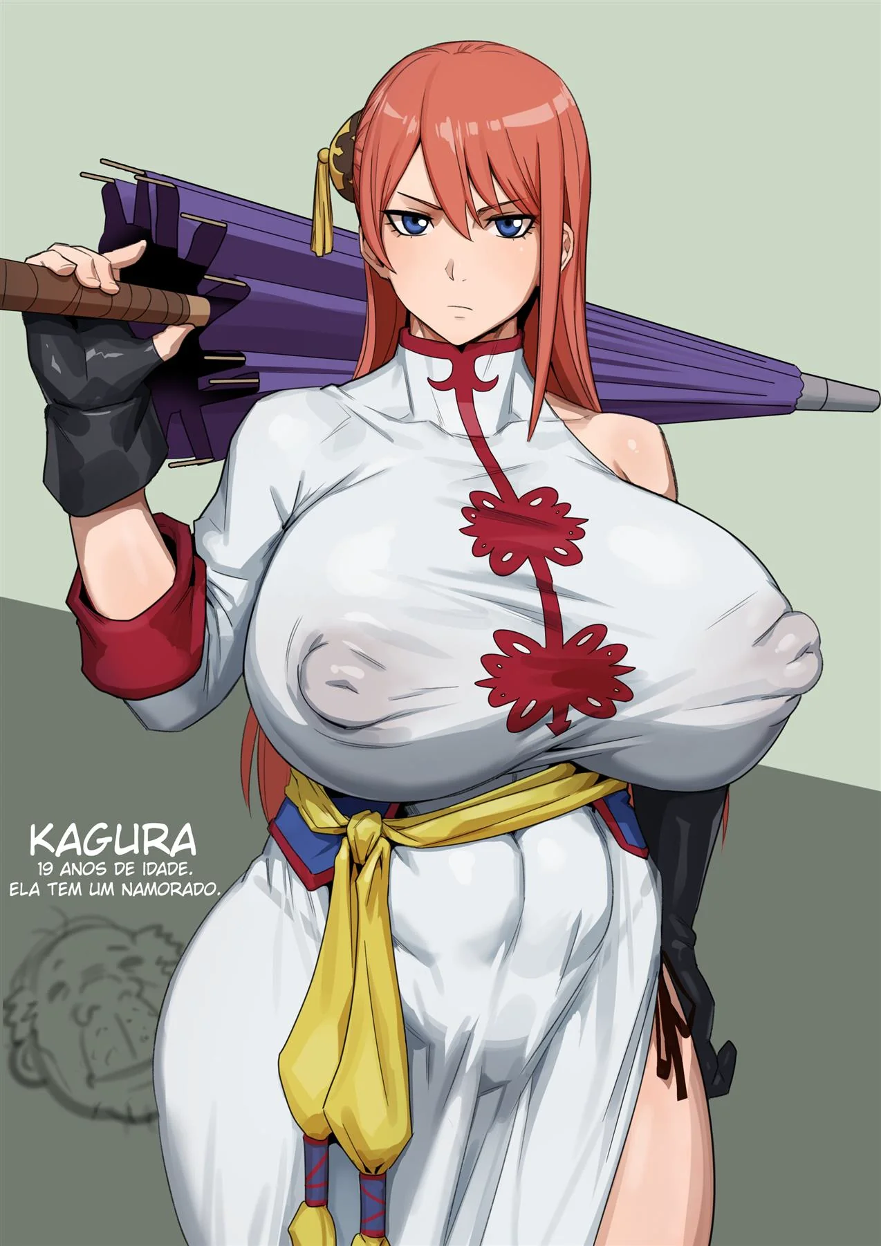 A puta dos peitões turbinados: Kagura, a safada gostosa do Kabuki – Hentai HQ Brasil