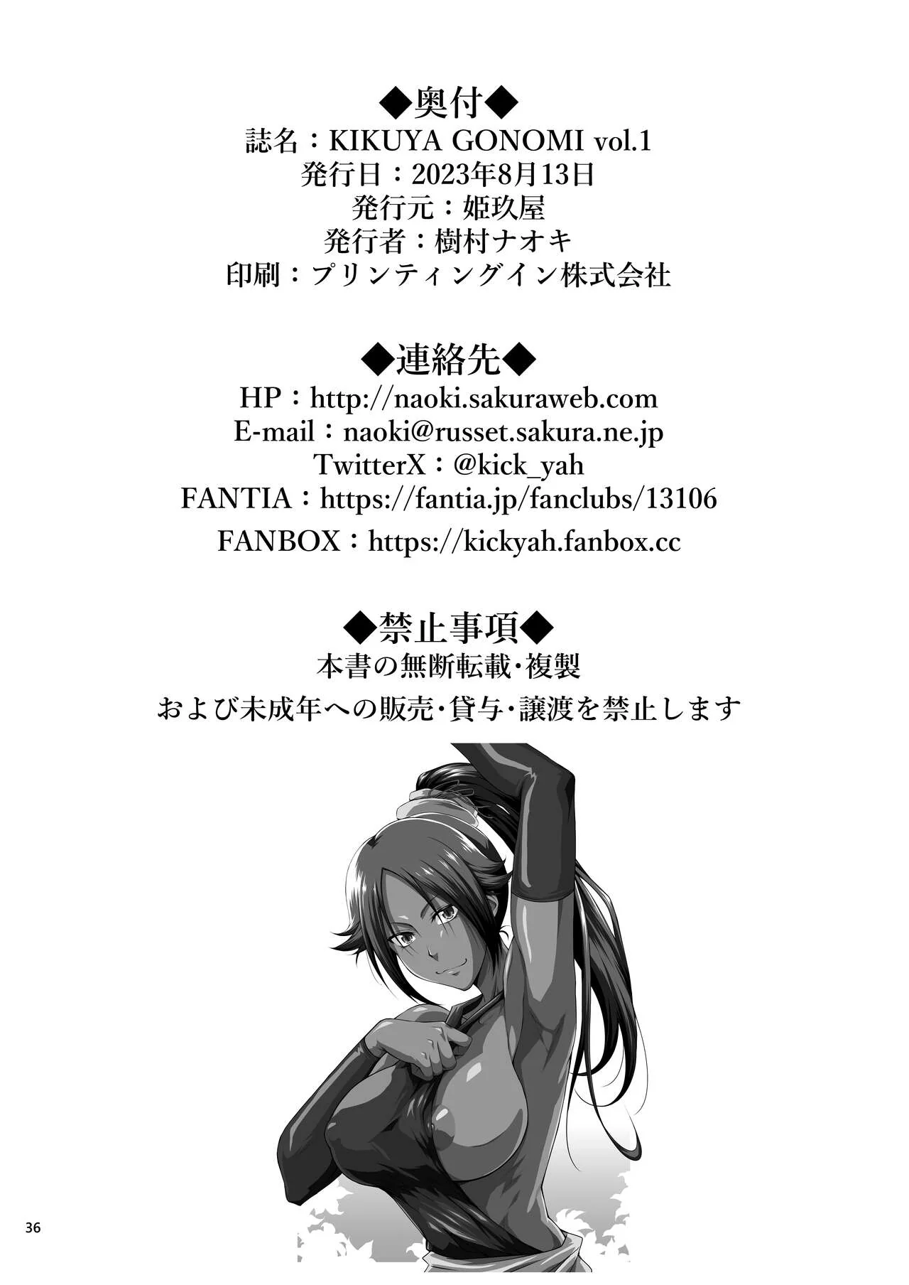 [REVISAR POST ⚠️✏️] Kikuya Gonomi Vol.1